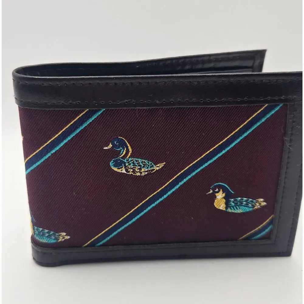 Wood Duck 100% Split Grain Leather Men's Wallet